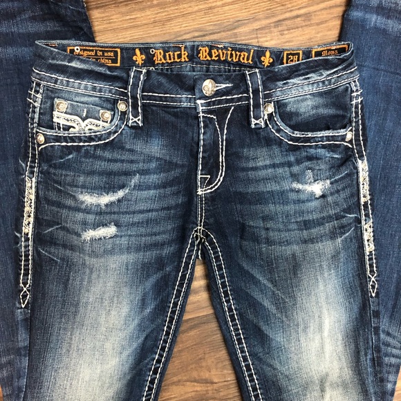 Rock Revival Denim - Rock Revival Mona Straight Jean 31/36” Long